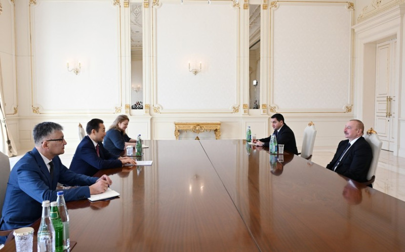Президент Ильхам Алиев принял генерального секретаря СВМДА 