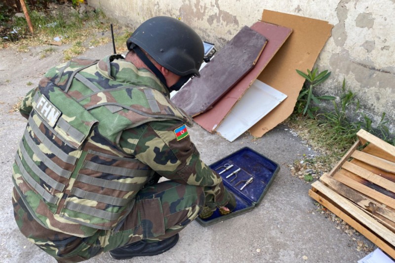 Пять ручных гранат найдены в Сумгайыте -ВИДЕО