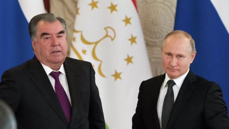 Путин и Рахмон обсудили усилия России и Таджикистана по борьбе с терроризмом