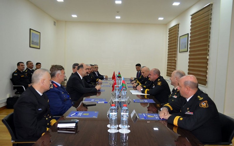 Делегация Национального университета обороны Турции посетила штаб ВМС