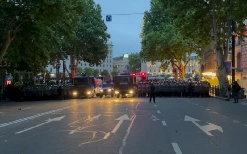 МВД Грузии призвало митингующих освободить территорию у здания парламента