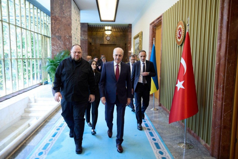 Председатель Верховной Рады Украины встретился с турецким коллегой