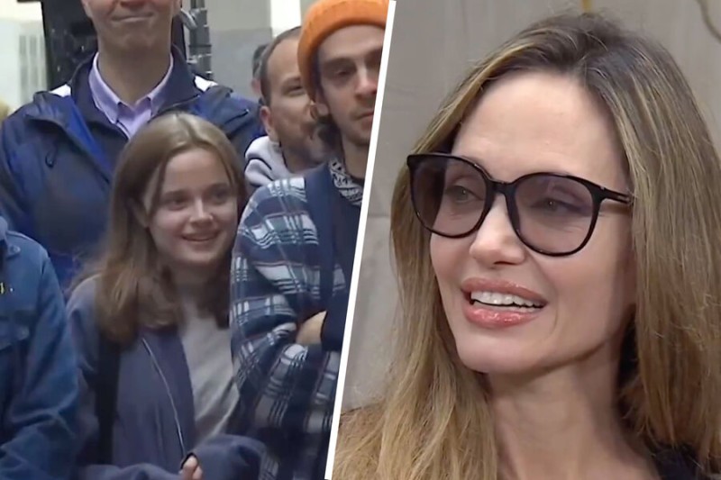 Анджелина Джоли появилась на телевидении с дочерью после скандала с Брэдом Питтом